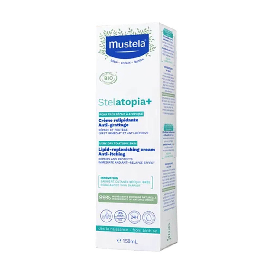 Boutique Mustela Stelatopia Crème Relipidante Anti-Grattage 150ml Mustela Stelatopia Crème Relipidante Anti-Grattage 150ml