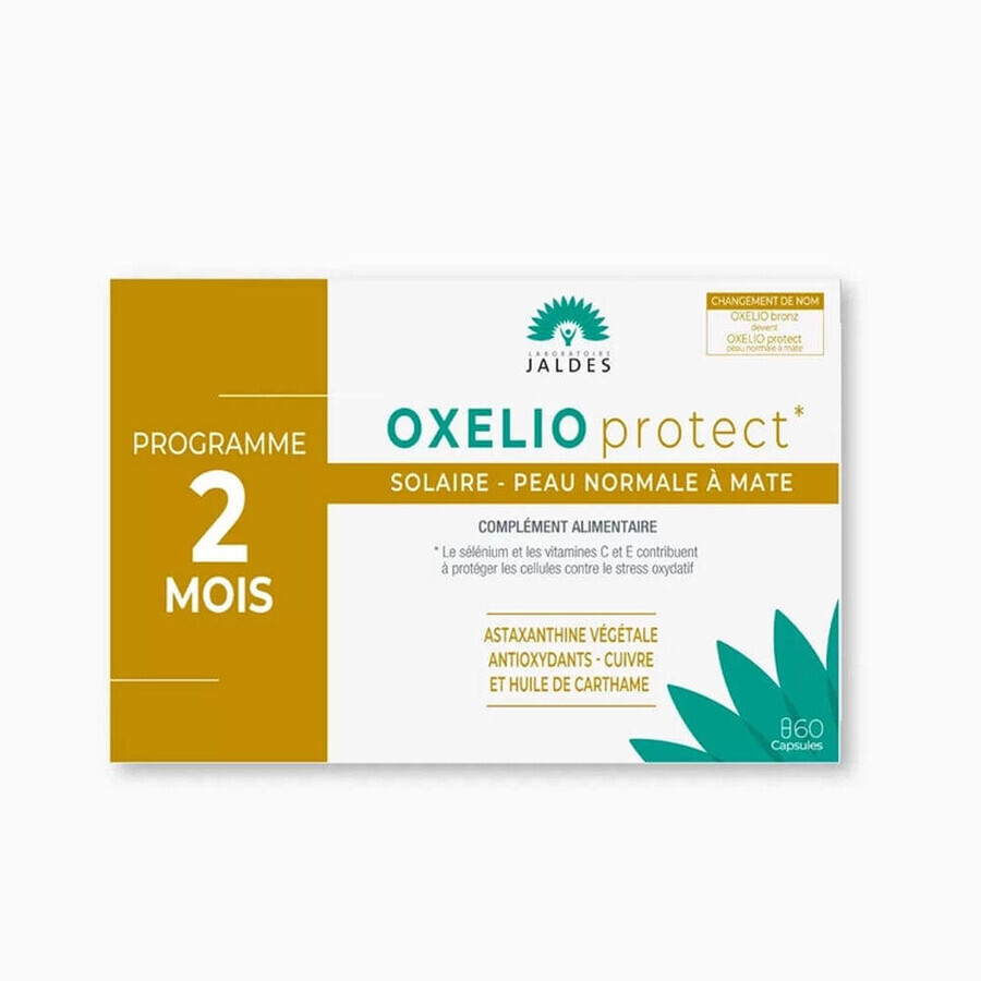 Jaldes Oxelio Protect Sonnenschutz Matte Wirkung 60 Kapseln