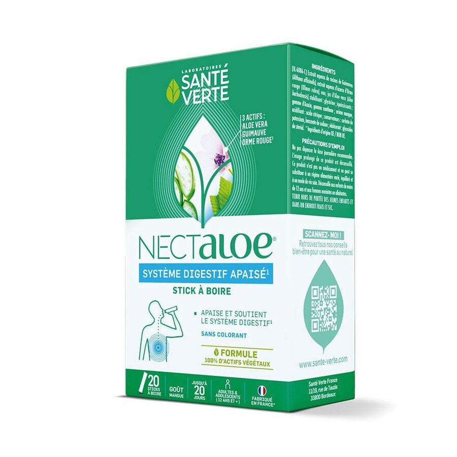 Sante Verte Nectaloe Ready-to-Drink Sticks x20