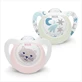 Nuk Chupetes Fisiológicos Starlight 0-6 meses 2pcs