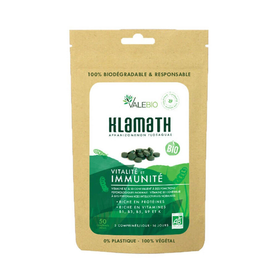 Valebio Klamath Bio Super Food 50 comprimés