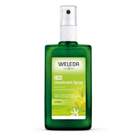 Weleda Citrus Déodorant Spray Bio Efficacité 24h 100ml