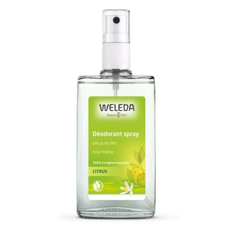 Weleda Citrus Déodorant Spray Bio Efficacité 24h 100ml
