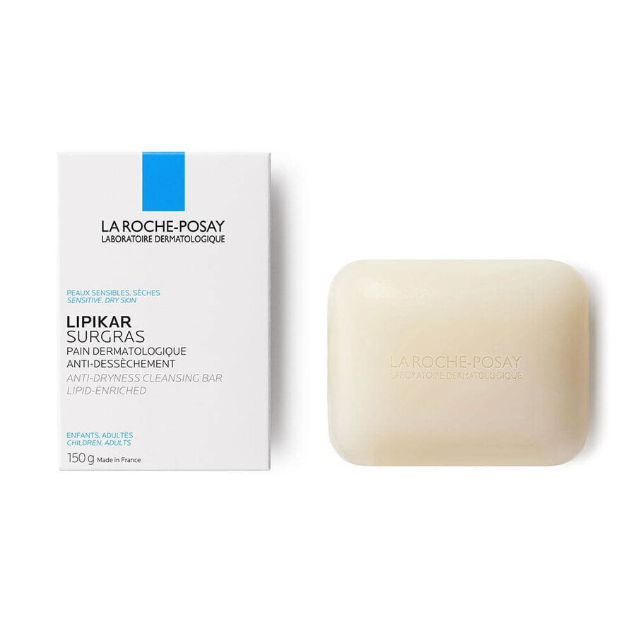 Winkel op La Roche-Posay Lipikar Surgras lipideherstellend reinigingsbrood voor de gevoelige huid 150g La Roche-Posay Lipikar Surgras lipideherstellend reinigingsbrood voor de gevoelige huid 150g