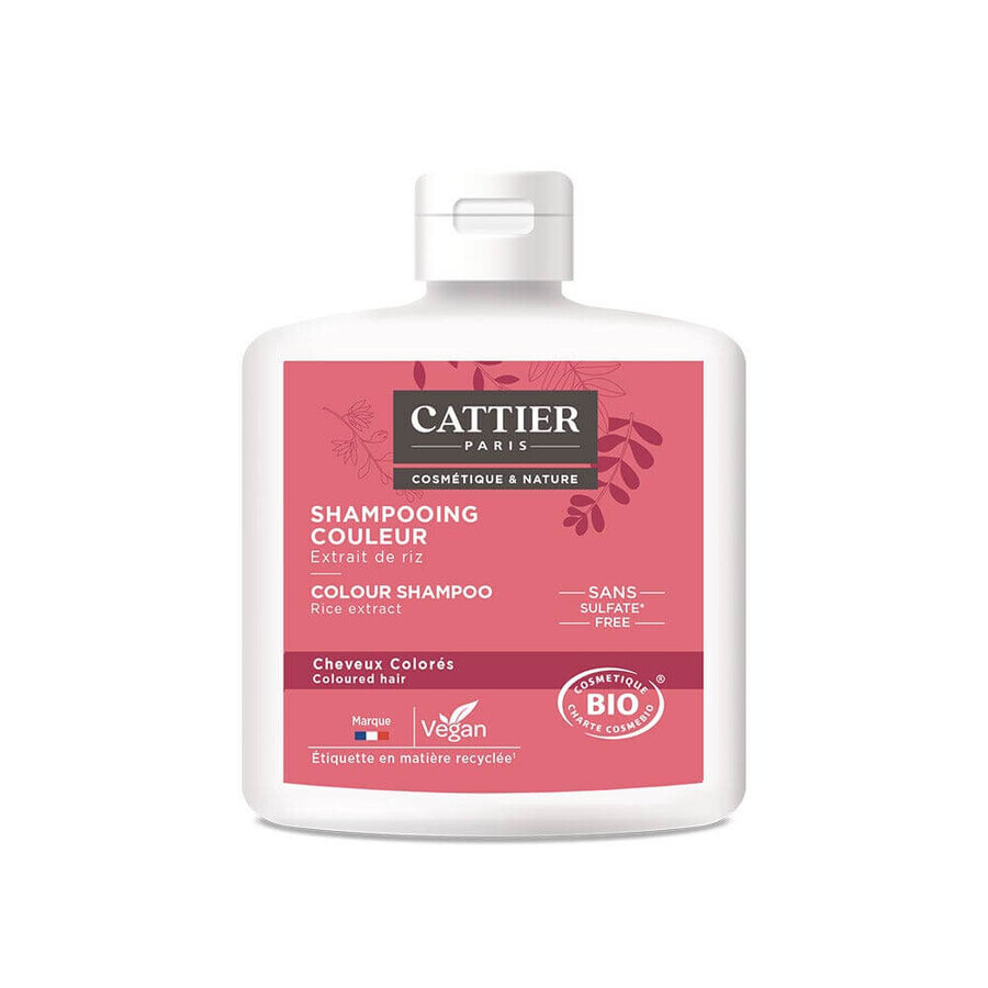 Cattier Organic Gekleurd Haar Shampoo 250ml