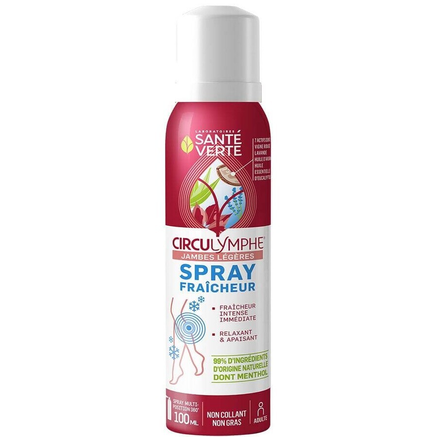 Boutique Sante Verte Circulymphe Spray Fraîcheur Jambes Légères 100ml Sante Verte Circulymphe Spray Fraîcheur Jambes Légères 100ml