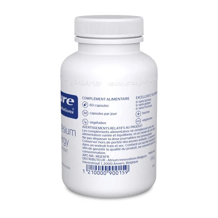 Pure Encapsulations Magnésium Energy 60 gélules