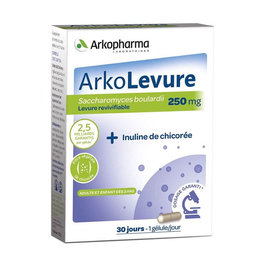 Arkopharma Arkolevure + Inulin 30 Gelule