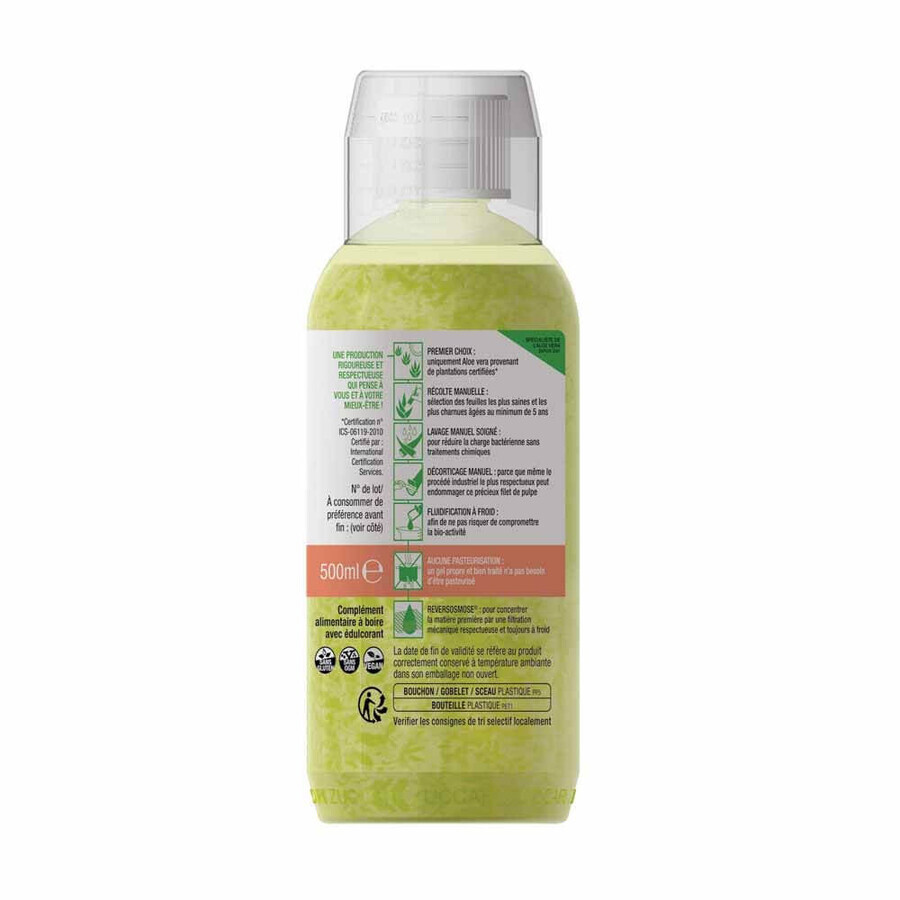 Naturancia [aloevera]2 Zuccari Nutri Pure Aloe Vera Juice 2x concentrated peach flavor 500ml