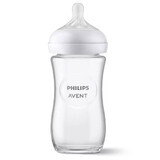 Avent Natural Response Biberon En Verre 1 Mois et + 240ml