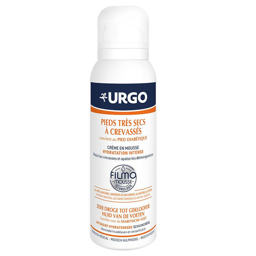 Urgo Foaming cream for very dry or cracked feet 125 ml