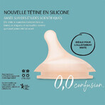 Suavinex Zero Zero Tettarelle per biberon anticolica Flusso rapido L x2 Suavinex Zero Zero Tettarelle per biberon anticolica Flusso rapido L x2
