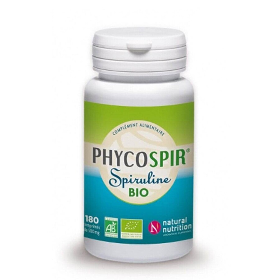 Natural Nutrition Phycospir Spirulina Organica + Kudzu 60 Gelule