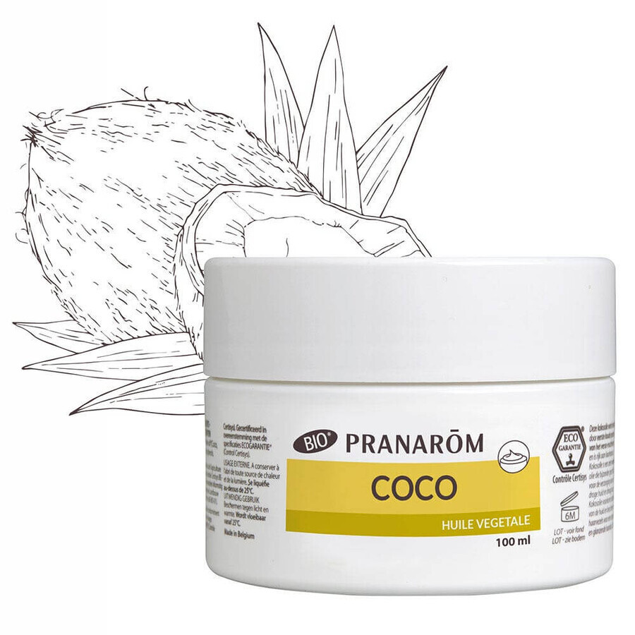 Shop Pranarôm Pflanzliche Öle Bio-Kokosnussöl 100 ml Pranarôm Pflanzliche Öle Bio-Kokosnussöl 100 ml