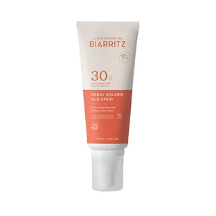 Laboratoires De Biarritz Sun Products Spray Solar SPF30 Bio Haute Protection Naturelle Tous Types de Peaux 100ml
