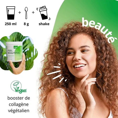 Purasana Collagène Complexe Feel Beautiful Poudre Beauté Vegan Saveur Myrtille 240g