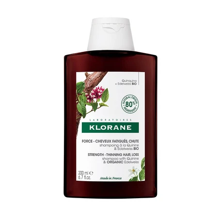 Klorane Chinine Champú con China y Edelweiss Bio Cabello Cansado 200 ml