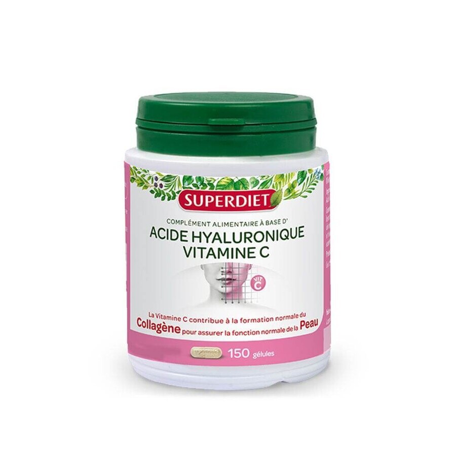 Superdiet Ácido Hialurónico + Vitamina C 150 Cápsulas