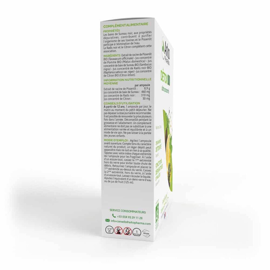 Arkopharma Arkofluids Detox Bio 20 Vials