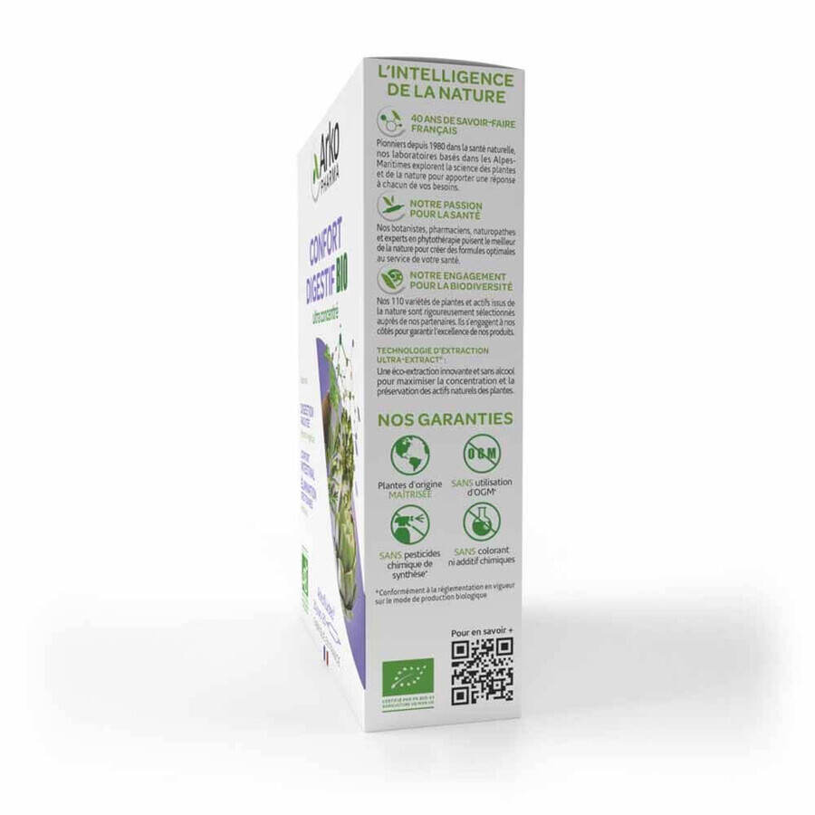 Arkopharma Arkofluids Digestive Comfort Organic 20 Vials