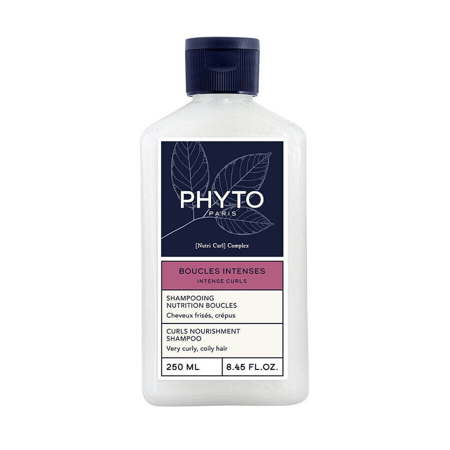 Phyto Boucles Intenses Shampoing Nutrition Boucles Cheveux Frisés et Crépus 250ml