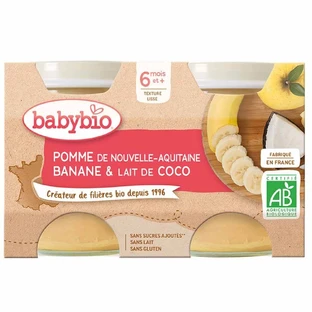 Babybio Petits Pots Delicates 6 meses 2x130g
