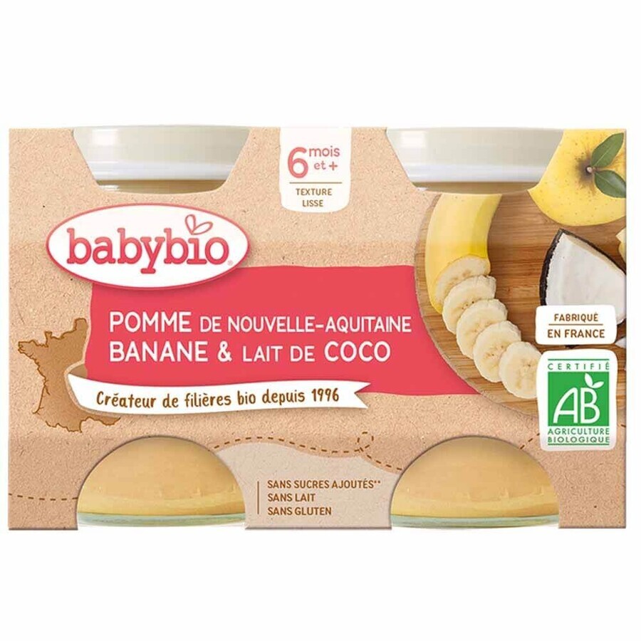 Babybio Petits Pots Delicate 6 months 2x130g