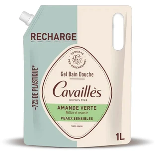 Cavaillès Navulling Bad Reinigingsgel Groen Amandel 1L