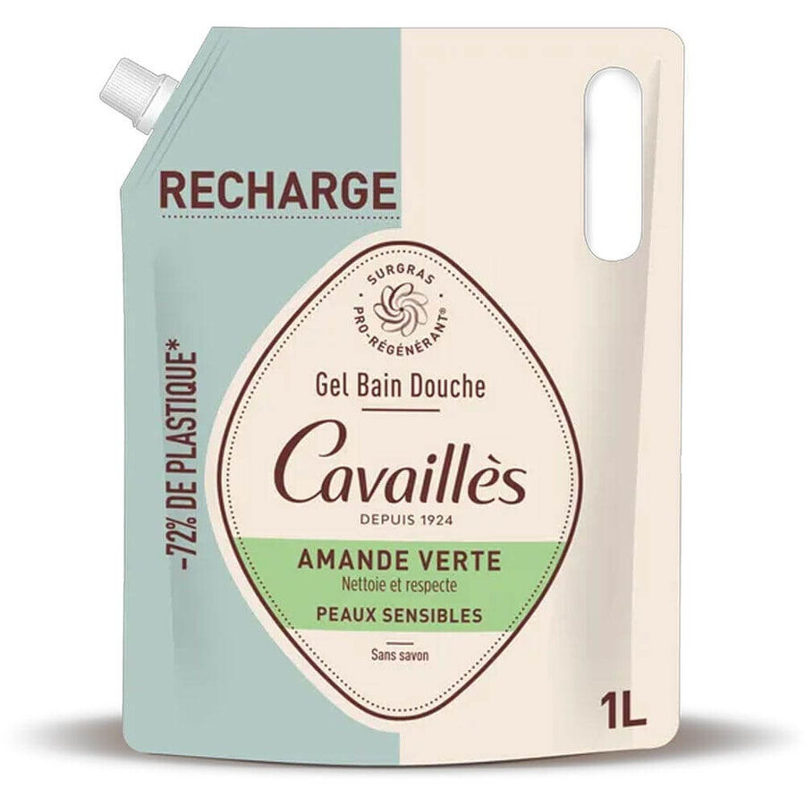 Cavaillès Reîncărcare Gel de curățare a băii Green Almond 1L