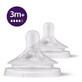 Avent Natural Response Nipple Flow 4 3 months and older x2