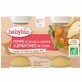 Babybio Fruit jars with apples and clementines From 6 months 2x130g
