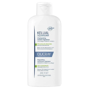 Ducray Squanorm Shampooing Traitant Régulateur Pellicules Grassen 200ml