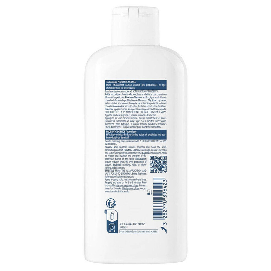 Ducray Squanorm Shampooing Traitant Régulateur Pellicules Grassen 200ml