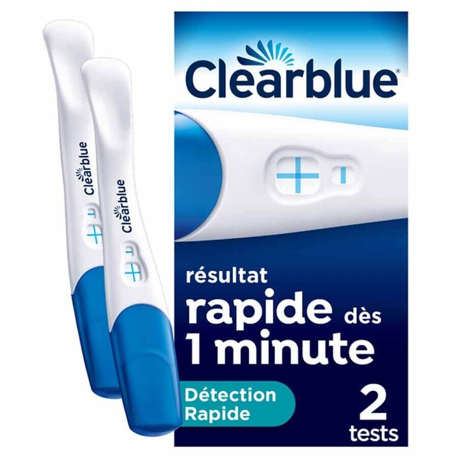 Clearblue Pregnancy test rapid detection 2 tests