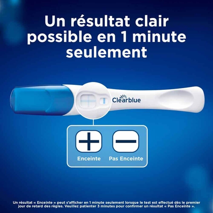 Clearblue Pregnancy test rapid detection 2 tests