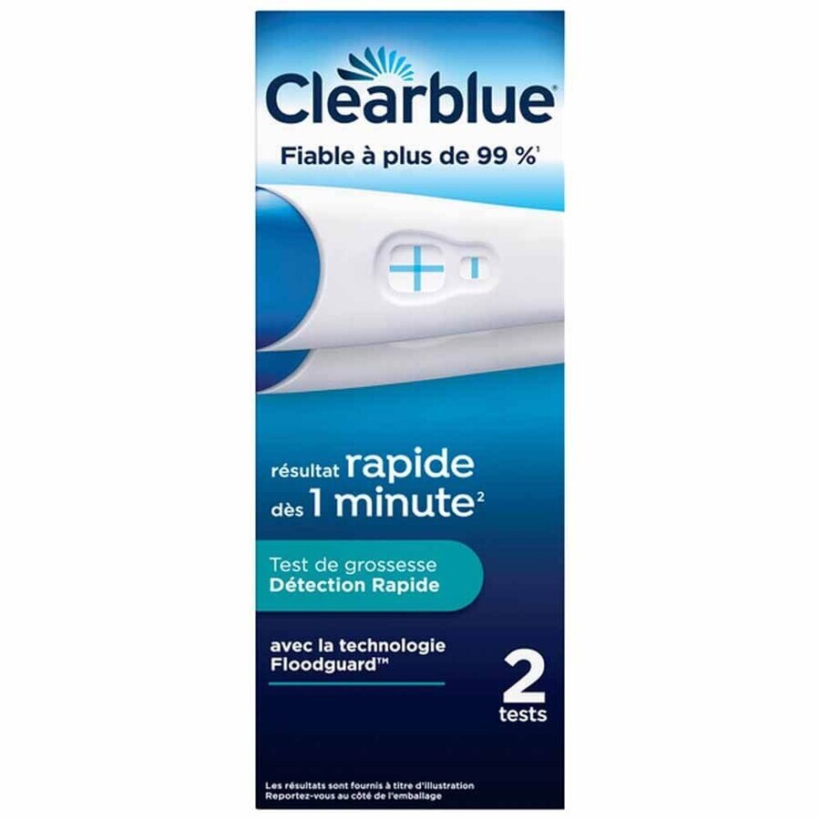 Clearblue Pregnancy test rapid detection 2 tests