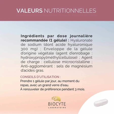 Biocyte Anti-Wrinkle Strong Hyaluronic 300 mg Hydration 30 Capsules