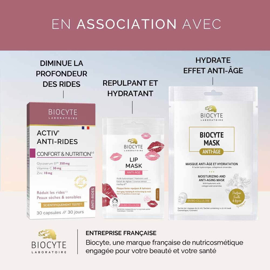 Biocyte Antiarrugas Fuerte Ácido Hialurónico 300 mg Hidratación 30 cápsulas