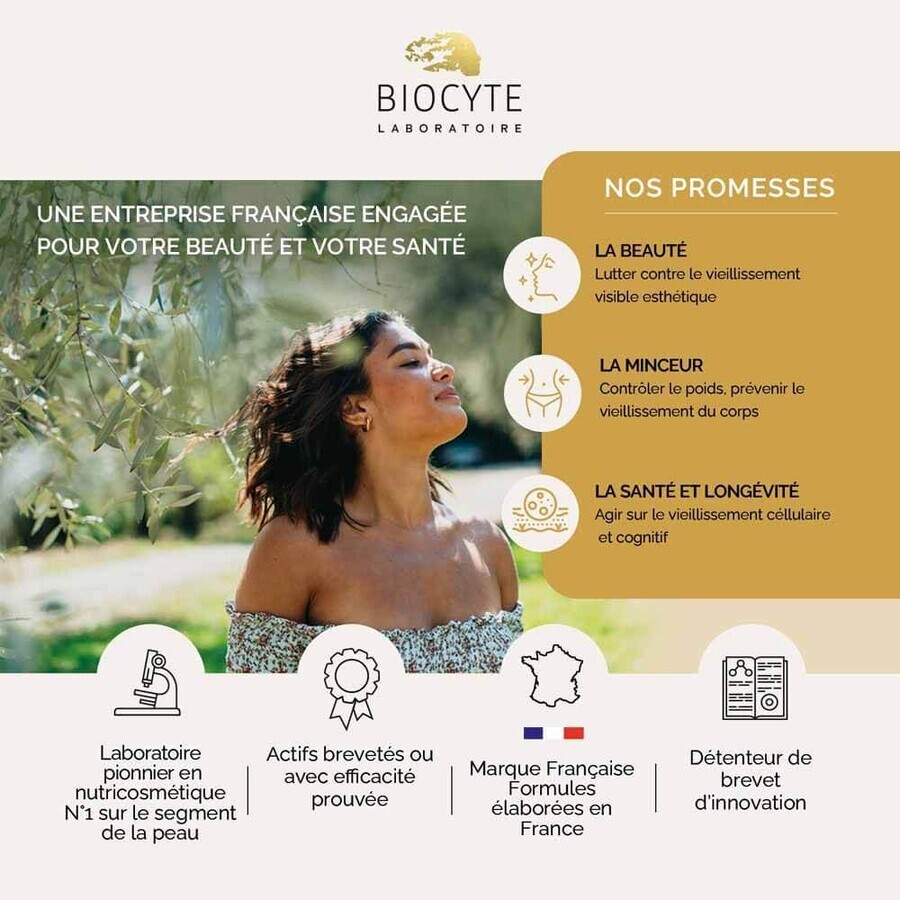 Biocyte Antiarrugas Fuerte Ácido Hialurónico 300 mg Hidratación 30 cápsulas
