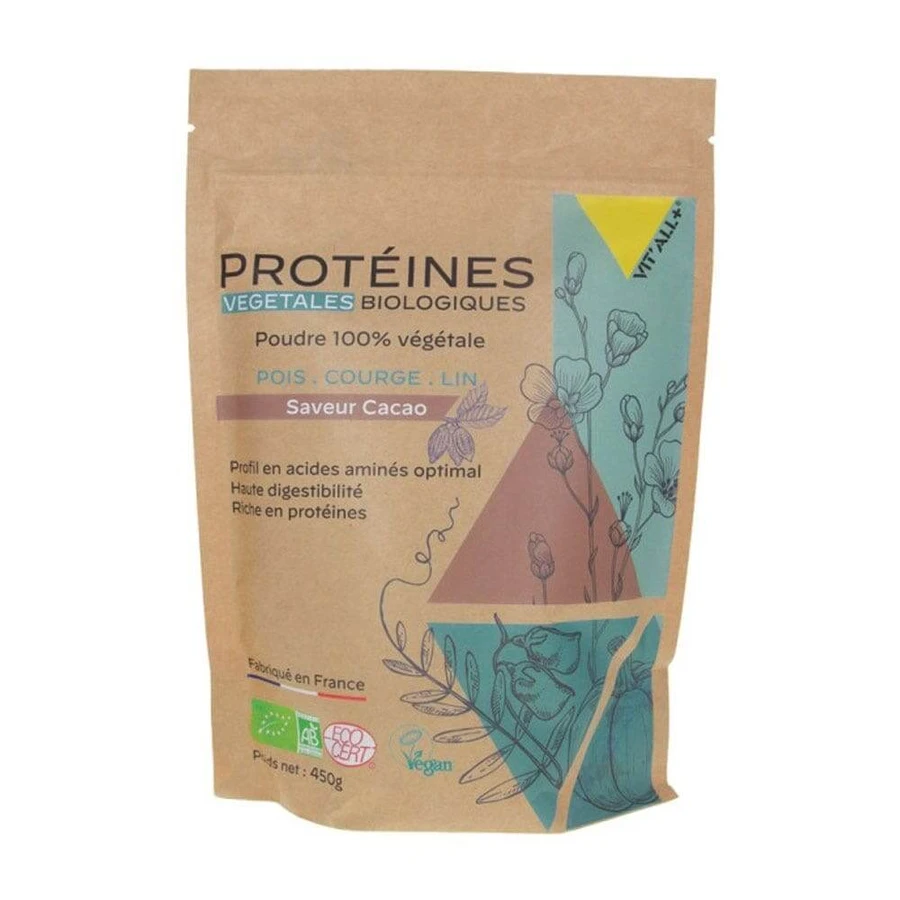 Vit'All+ Protéines végétales biologiques 450g