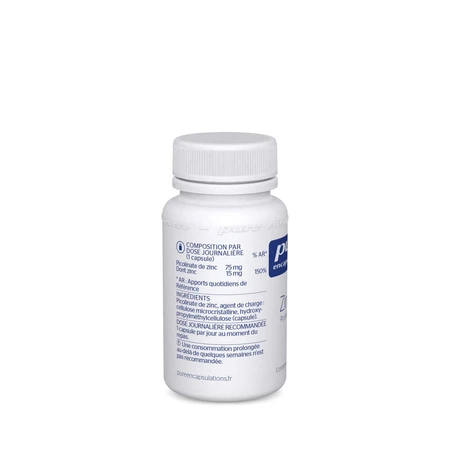 Pure Encapsulations Zinc 15 60 gélules
