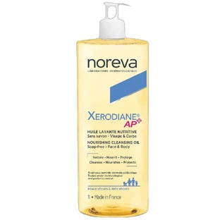 Noreva Xerodiane Ap+ Pflegendes Reinigungsöl für Gesicht und Körper für trockene und sehr trockene Haut 1l