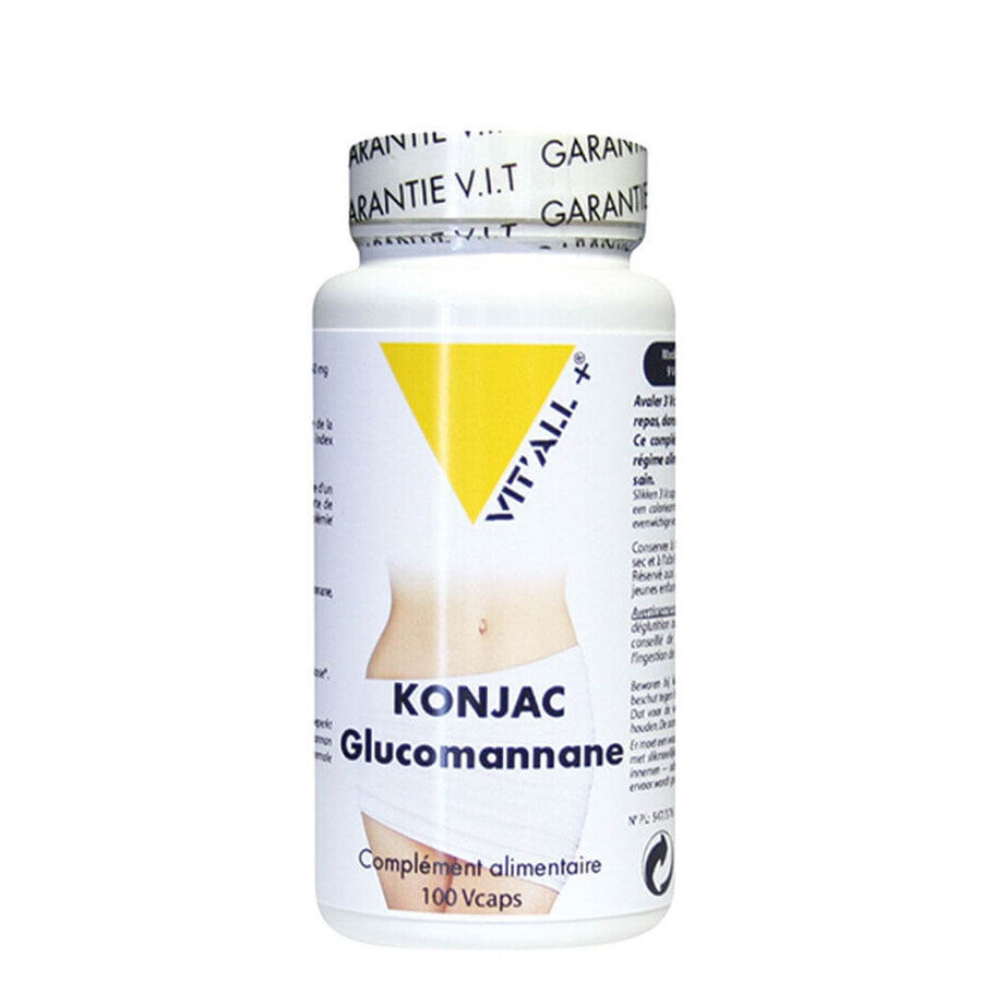 Vit'All+ Konjac Glucomannaan 500 mg 100 capsules