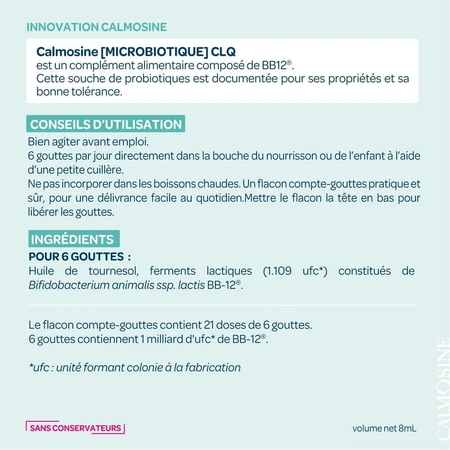 Calmosine Mikrobiota CLQ 8ml