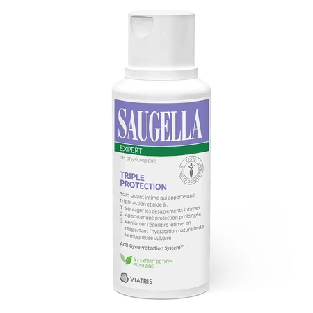 Saugella Tratamiento de Limpieza Íntima Triple Protección 250 ml