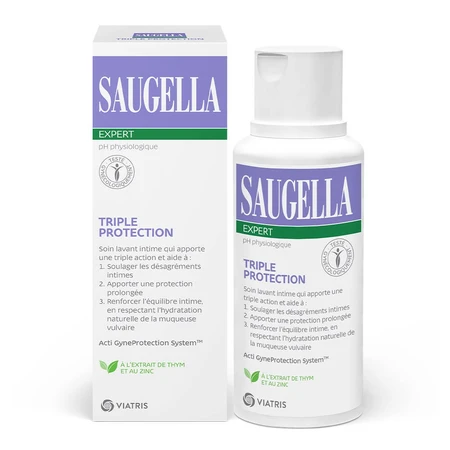 Saugella Tratamiento de Limpieza Íntima Triple Protección 250 ml