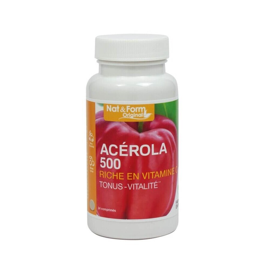 Nat&Form Acerola 500 24 comprimidos