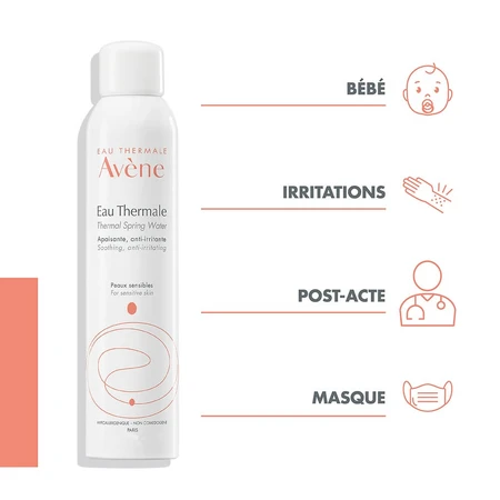 Avène Agua Termal Spray Calmante y Antiirritante Pieles Sensibles Peaux Sensibles 150ml