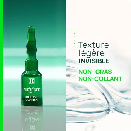 René Furterer Triphasic Reactional Traitement 2-en-1 Antichute & Pousse 12x5ml ampoules