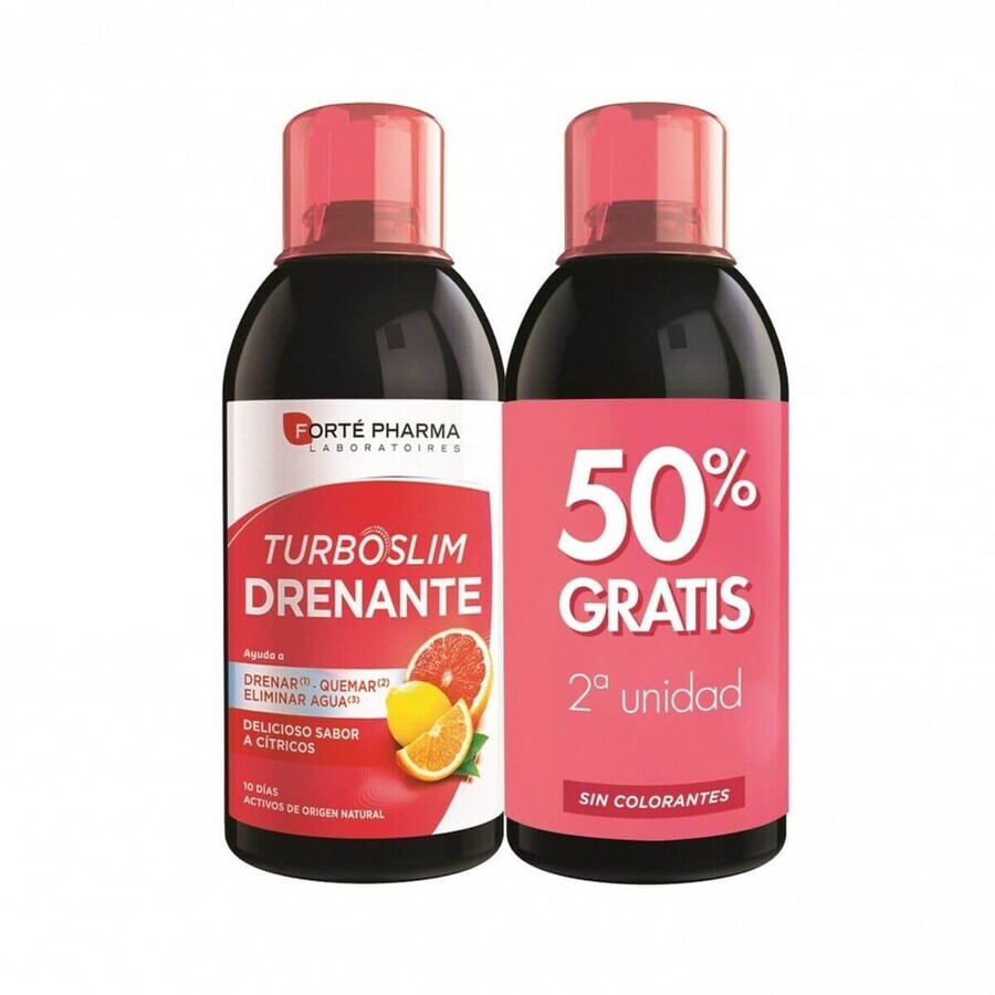 Cumpără Supliment Alimentar Forté Pharma Slim Drenante 500 ml Citric 2 Unități Supliment Alimentar Forté Pharma Slim Drenante 500 ml Citric 2 Unități